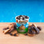 Cookie Vermont-ster Süßes Sahneeis mit Schokoladenkeksen und schokoladigen Kekswirbeln, gekrönt von cremig geschlagenem Eis, Meersalz-Schokoladensprenkeln und Schokoladenstückchen