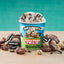 Cookie Dough S’Wich Up Vanille-Eis mit schokoladigen Sandwich-Cookies, Chocolate-Chip-Keksteig-Chunks und einem Schoko-Cookie-Strudel
