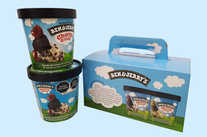 Ben & Jerry’s Eiscreme-Probierpaket mit 10 klassischen Sorten